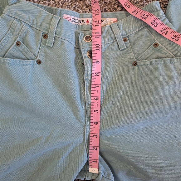 Zena light Blue 1990s Vintage Jeans|Size 8A - Picture 8 of 11